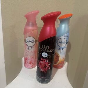 Febreze Air Freshener Collection - Pink, Black, and Blue